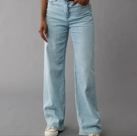 Dreamy Drape Stretch Super High-Waisted Baggy Wide-Leg Jean - Picture 3 of 6